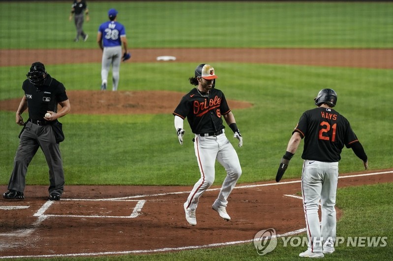 MLB 토론토 8연승 행진 마감…레이 4⅓이닝 3실점