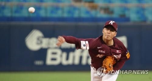 '김선기 6⅓이닝 3실점' 키움, 롯데 꺾고 4연승 질주