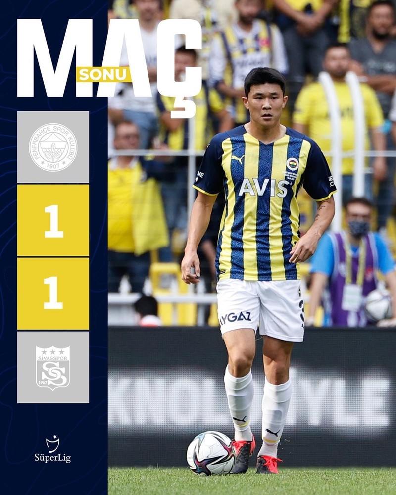 김민재, 페네르바체서 첫 풀타임…팀은 리그 4경기 무패 행진