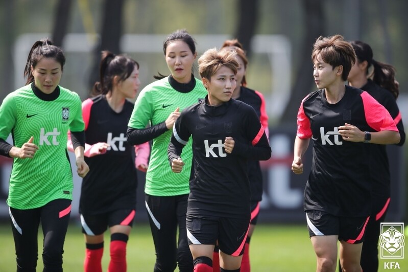 여자 축구대표팀, 아시안컵 예선 출국…몽골·우즈베크와 격돌