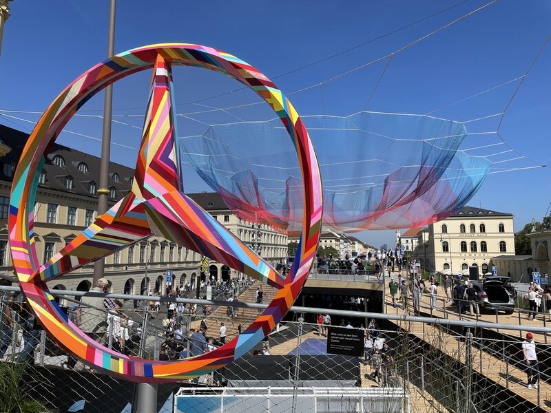 팬데믹 속 독일 모터쇼 IAA에 40만명 방문…2만5천명은 반대시위