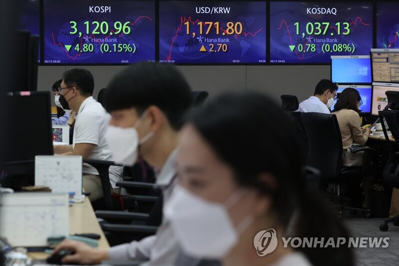 원/달러 환율 소폭 하락 출발…美 CPI 발표 대기