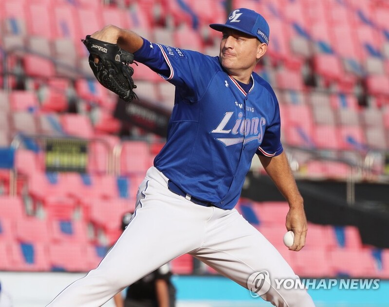 Lions' pitcher Montgomery banned 20 games by KBO for throwing rosin bag at umpire
