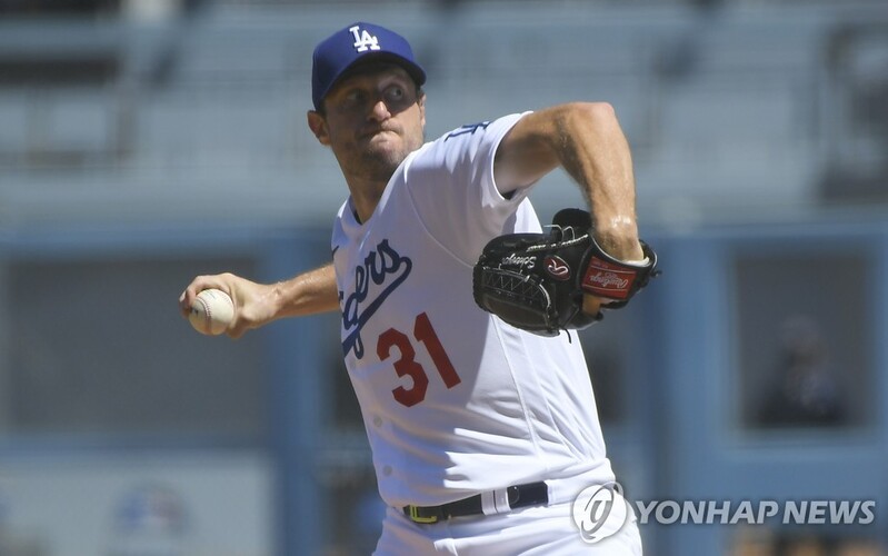 다저스 셔저, 전 소속팀 워싱턴의 클레멘테상 후보로 추천