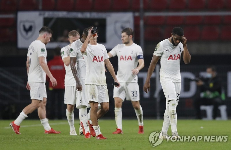 '손흥민 빠진' 토트넘, 콘퍼런스리그 렌 원정서 2-2 무승부