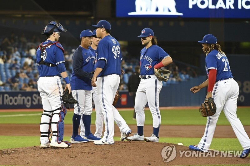 부진 헤어나오지 못하는 류현진, 토론토 에이스→구멍 전락(종합)
