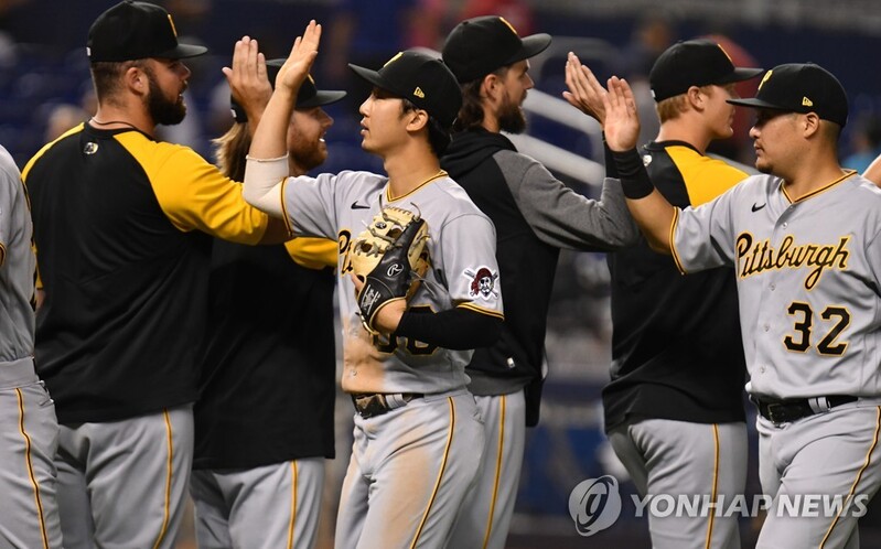피츠버그 박효준, 2경기 연속 안타…고의사구도 얻어