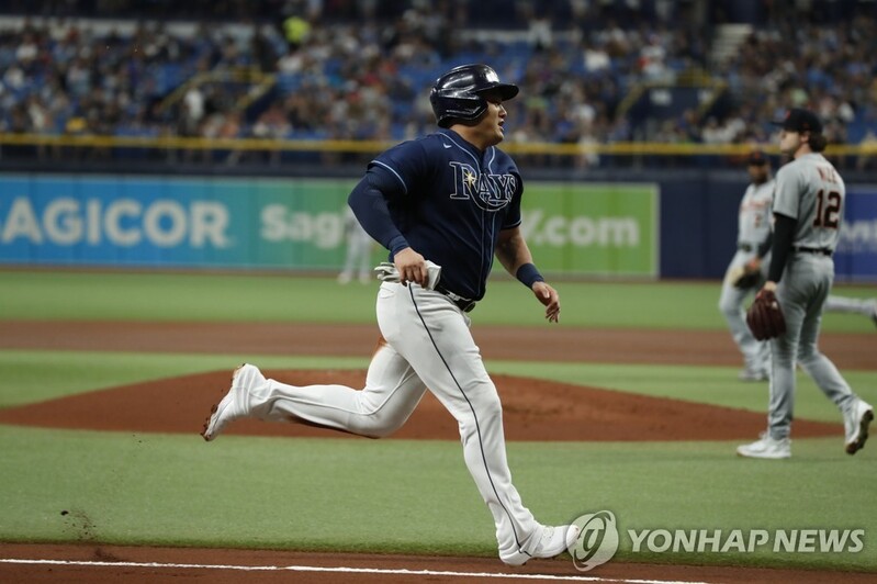 최지만 3타수 무안타…타율 0.243으로 하락