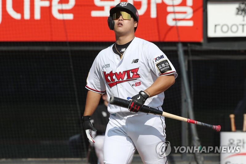 Scuffling Wiz slugger Kang Baek-ho keeps focus on team success