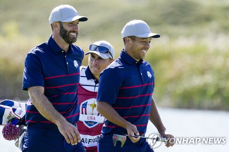 미국, 라이더컵 첫날 유럽에 6-2 완승…정상 탈환 시동