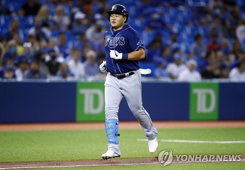 탬파베이 최지만, 마이애미전 볼넷+결승 득점