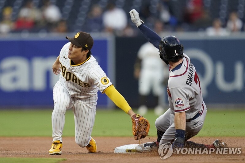 김하성, 65일 만에 재개한 서스펜디드 출전…타율 소폭 상승