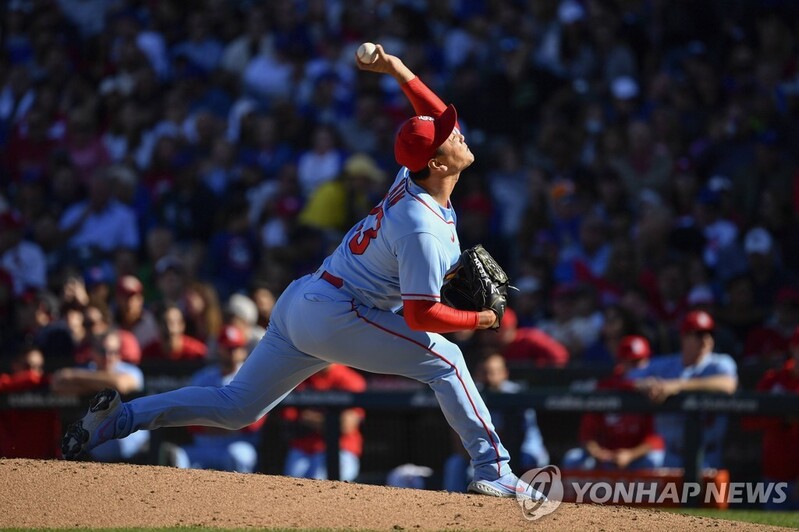 김광현, 공 6개로 구원승…세인트루이스 15연승 질주