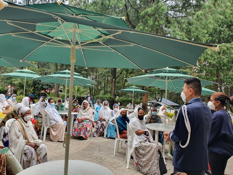 에티오피아 참전용사 유가족에 식용유·마스크 등 명절 선물