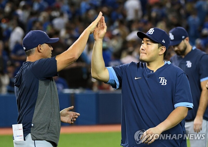최지만 대수비 투입…탬파베이, 마이애미 꺾고 4연승 질주