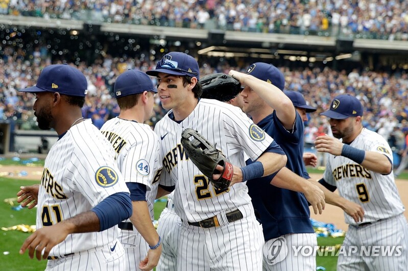 밀워키, 홈 최종전서 MLB 내셔널리그 중부지구 우승