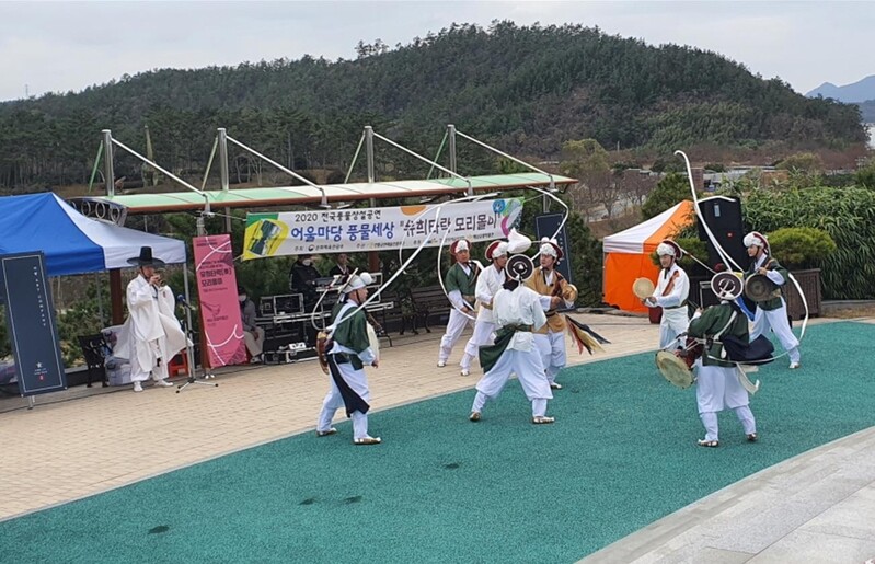 해남공룡박물관, 전국풍물 상설공연 '유희타락 재비몰이'