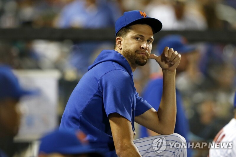 MLB 메츠 디그롬, 결국 시즌 아웃…"내년 스프링캠프에 복귀"