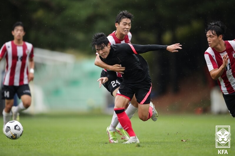 황선홍호, 첫 연습경기서 고려대에 8-1 대승