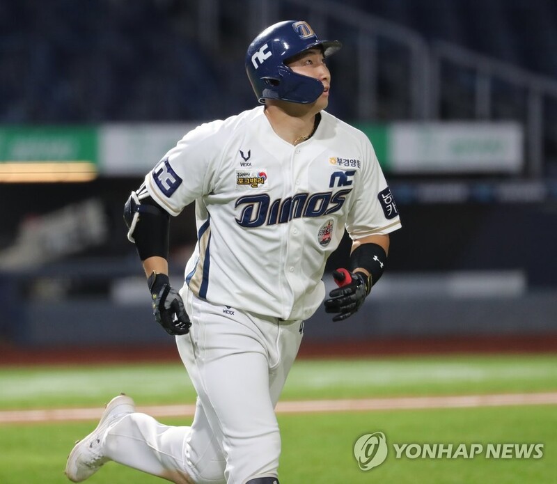 NC 나성범, 경쟁자 최정 앞에서 29·30호 연타석 홈런