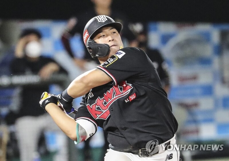 kt 강백호, 1천84일 만에 톱타자 출격 '선취점을 뽑아라'