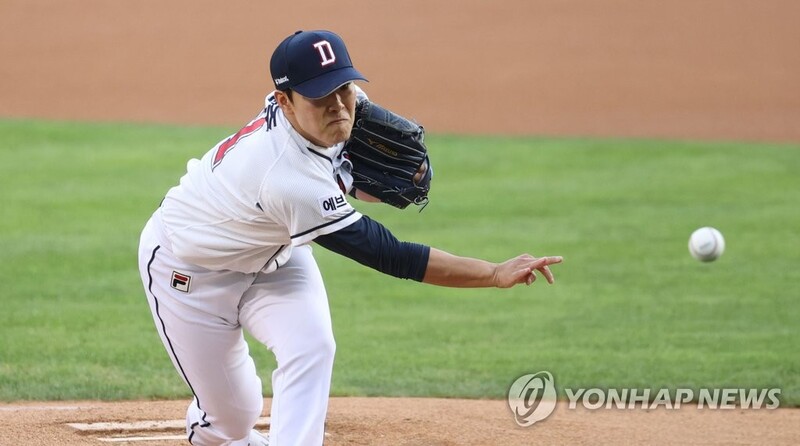 '8이닝 무실점' 최원준, 개인 최다 11승…두산, 삼성에 완승