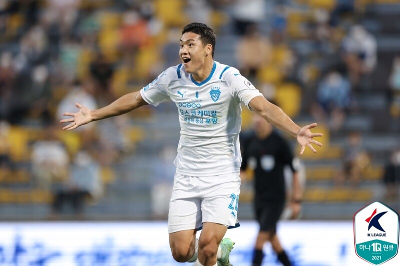 '이호재 멀티골' 포항, 광주에 3-2 승리…파이널A 희망 이어가