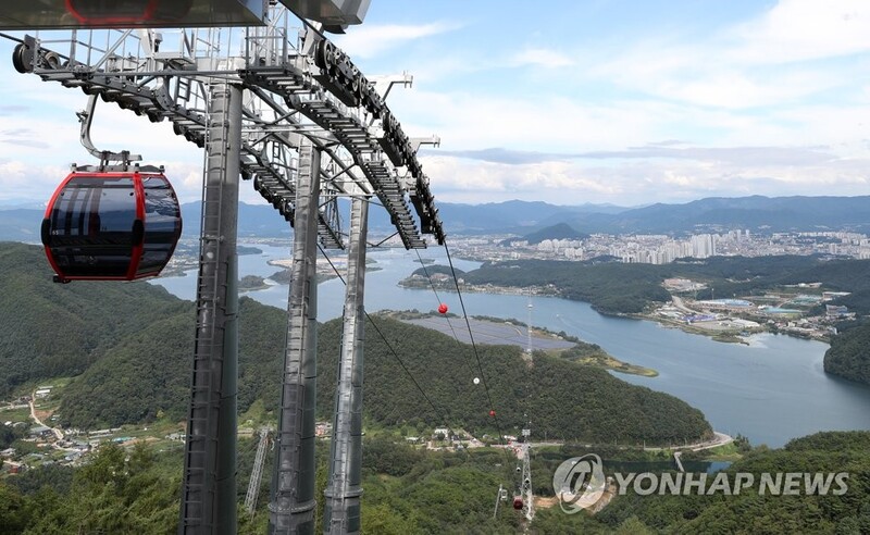 춘천 삼악산 케이블카 운행 연기 검토…준공식 취소