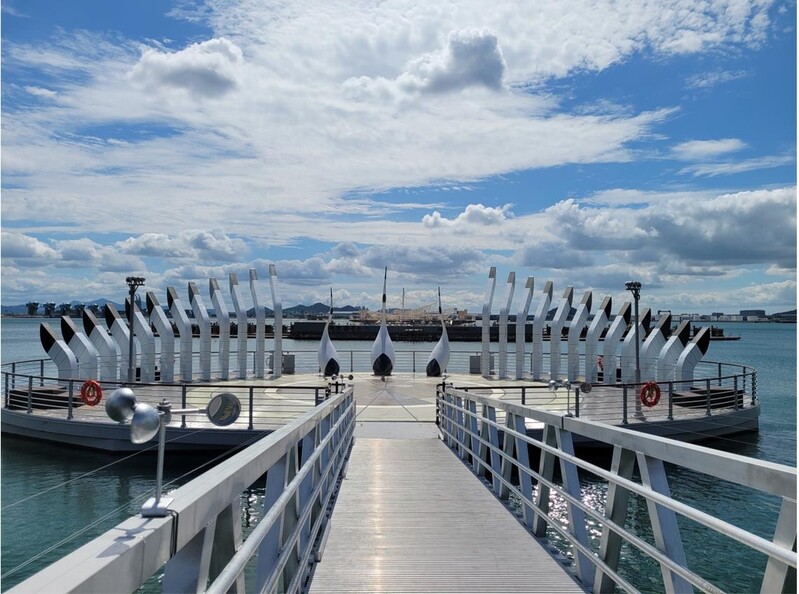 목포해상쇼, 불꽃쇼 없이 바다분수·해상무대 공연만