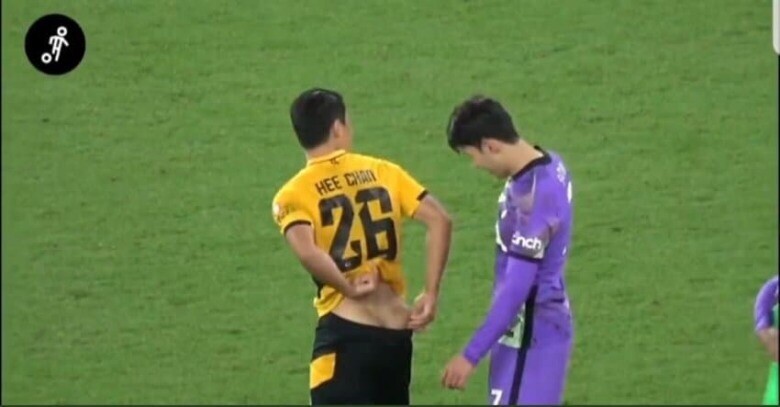 '엉덩이골 논란(?)'에 대한 황희찬의 해명 "그거 허린데요"