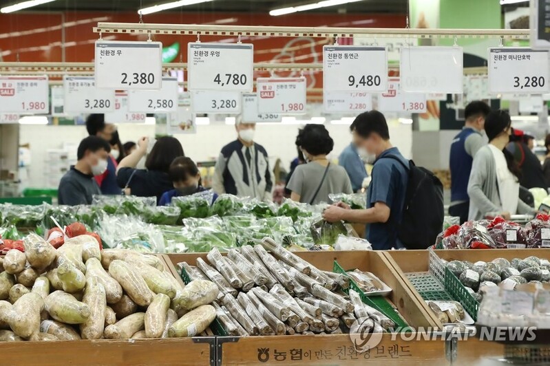 (LEAD) Inflation growth hits over 2 pct for 6th straight month in Sept.