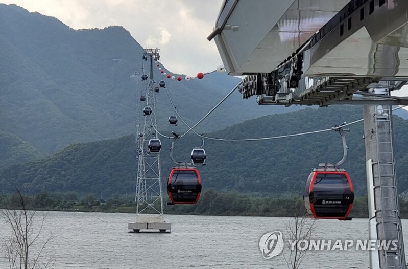 춘천 '삼악산 호수케이블카' 개장 준비 마무리…8일부터 운행