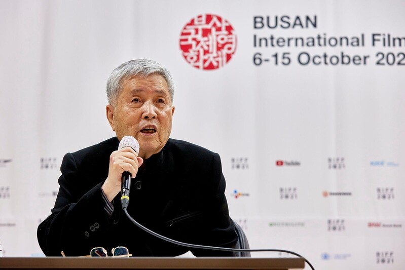 임권택 "영화 102편 찍어…영화가 좋아서 그렇게 살아왔다"