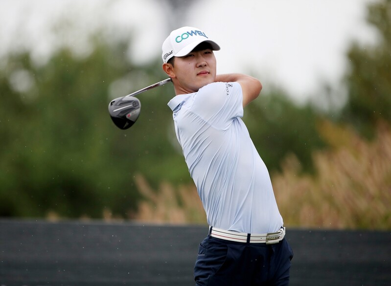 고군택, 제네시스 챔피언십 2R도 선두…이재경, 1타 차로 추격