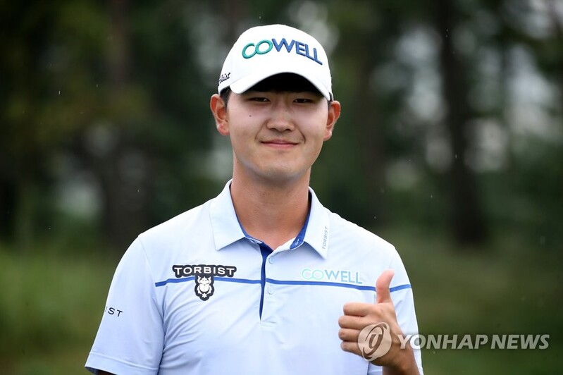 고군택, 제네시스 챔피언십 2R도 선두…이재경, 1타 차로 추격(종합)