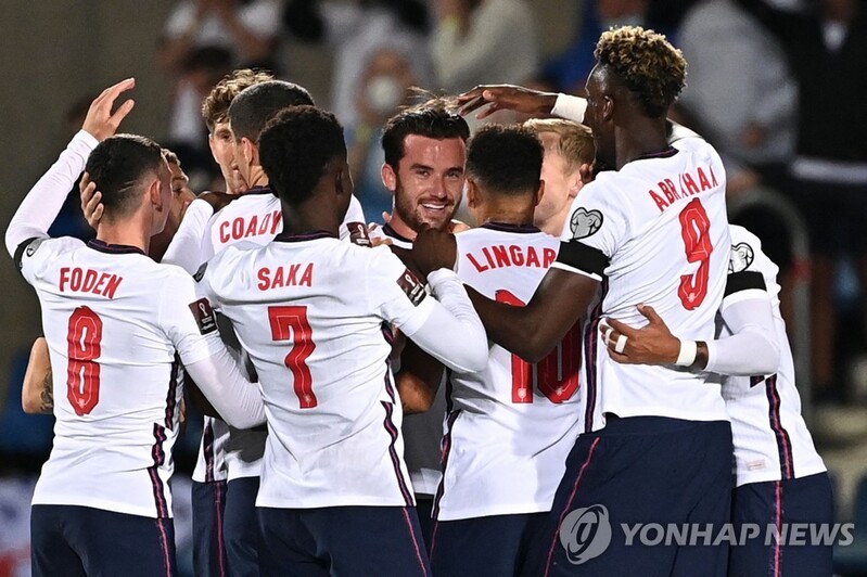 잉글랜드, 월드컵 예선서 안도라 5-0 완파…A매치 17경기 무패
