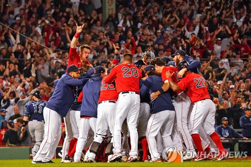 보스턴, ALCS 선착…TB 최지만 끝으로 코리안 빅리거 일정 마감(종합)