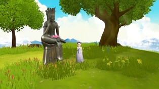 Glit-bronze Pensive Maitreya in metaverse is gaining popularity
