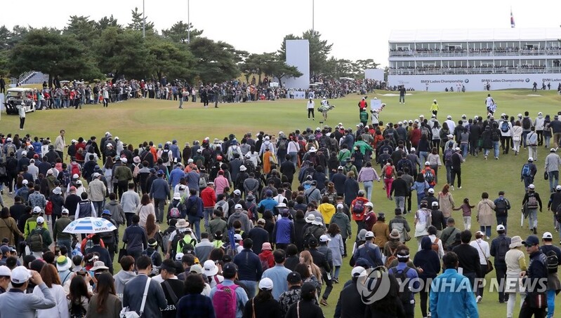 국내 유일 LPGA투어 부산대회 무관중으로…방역 만전