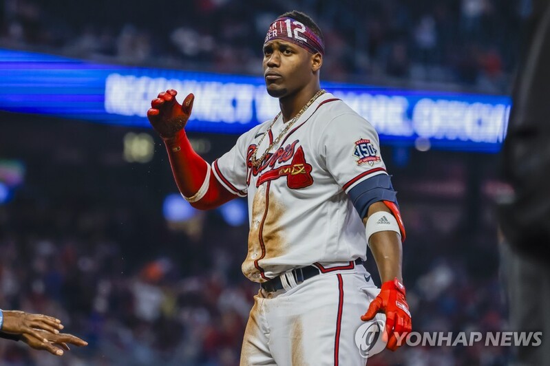 애틀랜타 외야수 솔레르, NLDS 4차전 앞두고 코로나19 확진