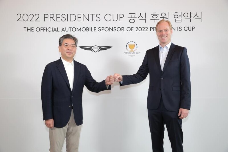 제네시스, 남자 골프 대항전 '프레지던츠 컵' 공식 후원