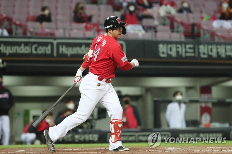 Landers' slugger Choi Jeong becomes 2nd KBO player with 400 home runs