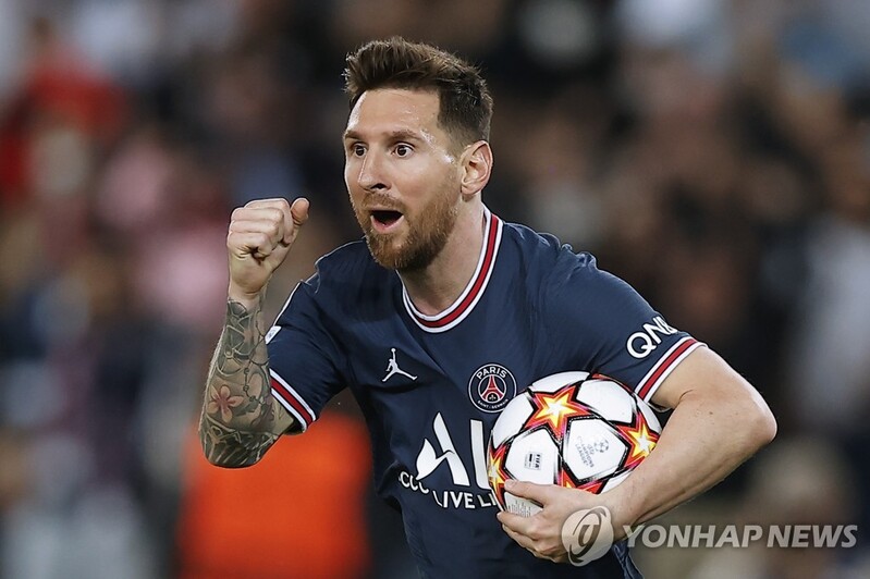 '메시 첫 멀티골' PSG, UCL 조별리그서 라이프치히에 3-2 승리
