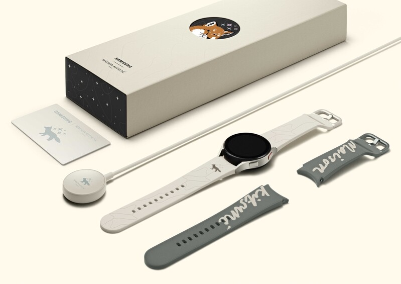 갤럭시워치4·버즈2, 메종키츠네 패션·음악 감성 더한다