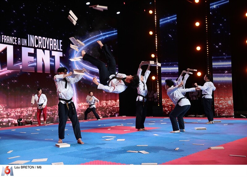 세계태권도연맹 시범단, '프랑스 갓 탤런트'서도 결승 직행