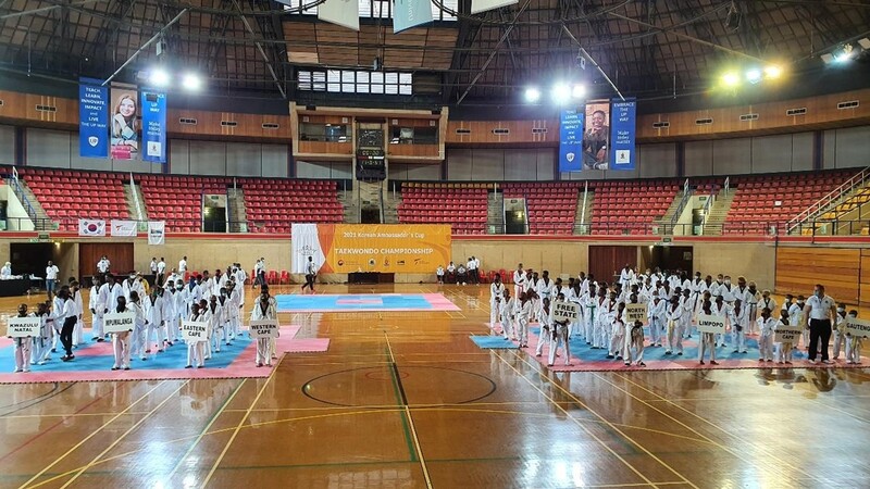 남아공서 코로나19 이후 첫 태권도대회…130명 실력 겨뤄