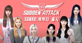 K-pop girl group STAYC transforms as online game characters in 'Sudden Attack'