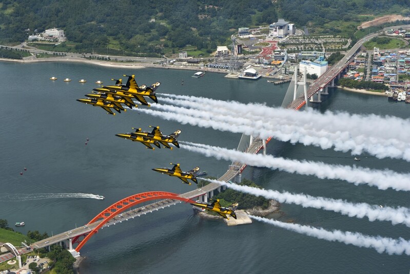 2021사천에어쇼 취소 아쉬움 블랙이글스 특별에어쇼로 달랜다