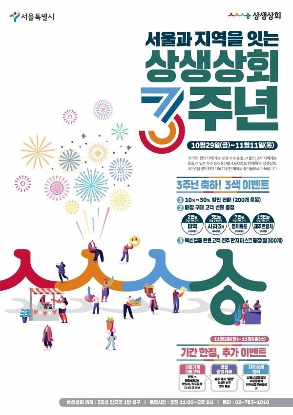 위드 코로나 맞춰 서울시 직거래장터 운영…최대 30% 할인