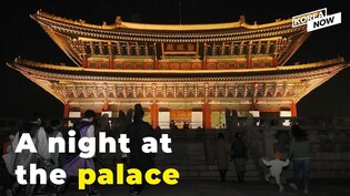 Gorgeous night view of Gyeongbok Palace, the biggest palace in Seoul